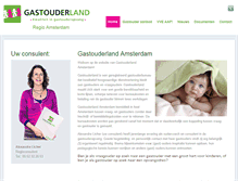 Tablet Screenshot of amsterdam.gastouderland.nl