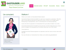 Tablet Screenshot of brabantzuidoost.gastouderland.nl